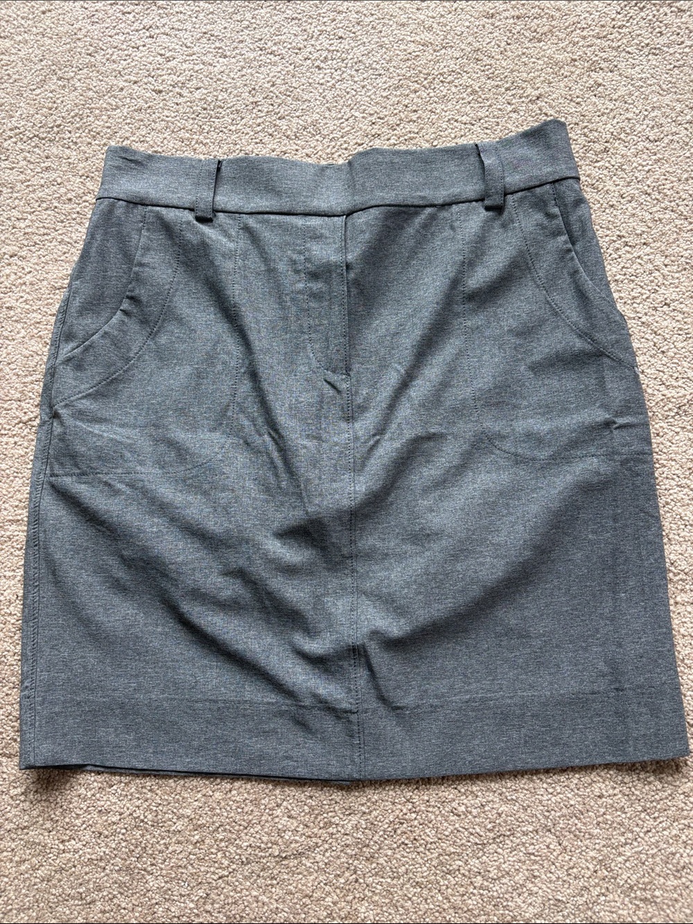 Belyn Key Classic Gray Women's golf Skirt